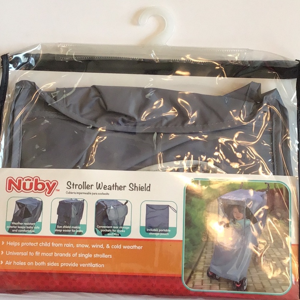 Nuby Stroller Weather Shield - Gray